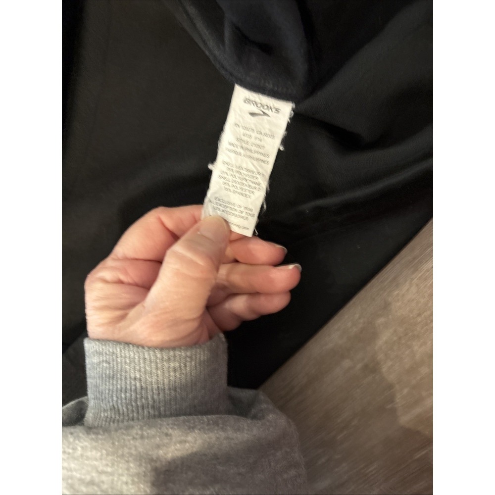 Brooks Fusion Hybrid Running Jacket Men's Size XL Shelter Technology Black Zip - Picture 16 of 16